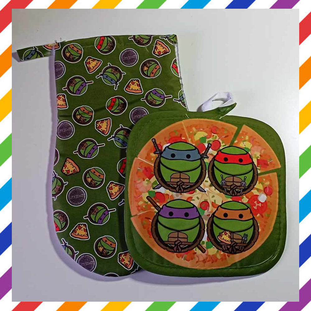 Potato Glove and Pot Holder Teenage Mutant Ninja Turtles