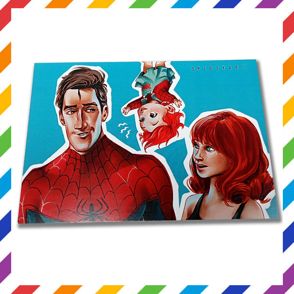Prints 10x15cm Spidermans by Spid3yart