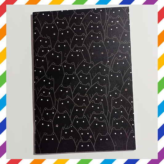 Black Multicat Notebook