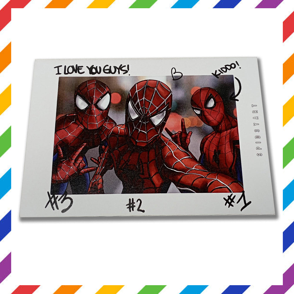 Prints 10x15cm Spidermans by Spid3yart