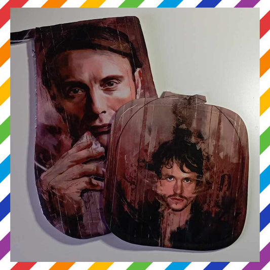 Glove & Potholder Hannibal Design by Wisesnail