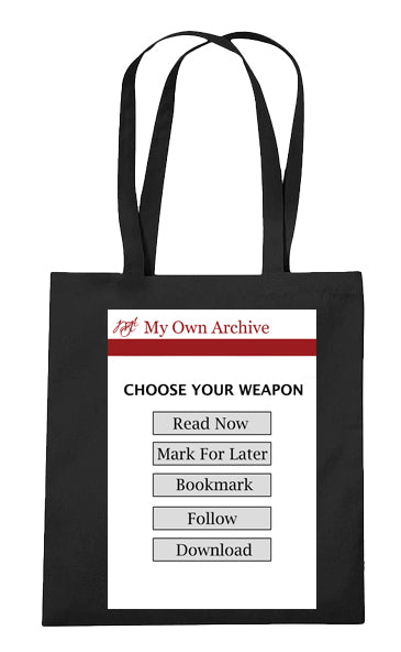 Choose your Weapon - Tote bag