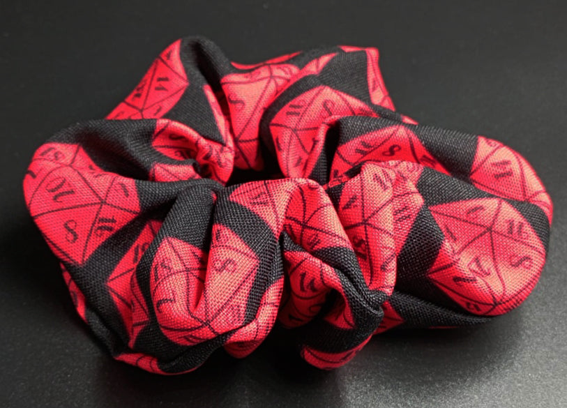 Scrunchy D20 by LadyGladia