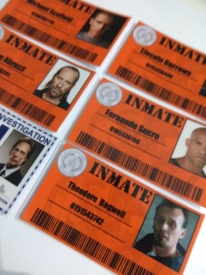 Prison Break cards - Fanmade