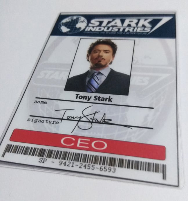 Tony Stark card - Fanmade