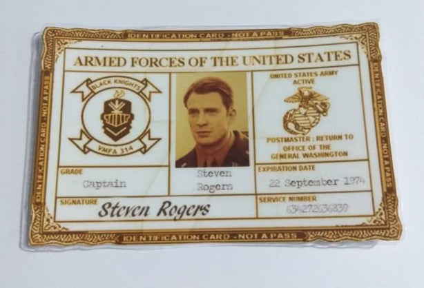 Steve Rogers card - Army - Fanmade