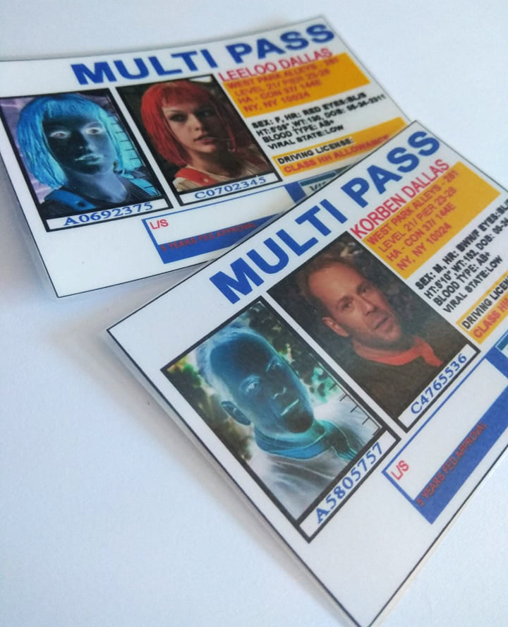 Cards The Fifth Element - Fanmade