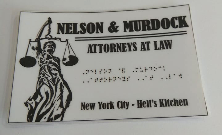 Nelson & Murdock card - Fanmade
