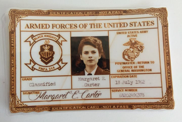 Peggy Carter Army Card - Fanmade