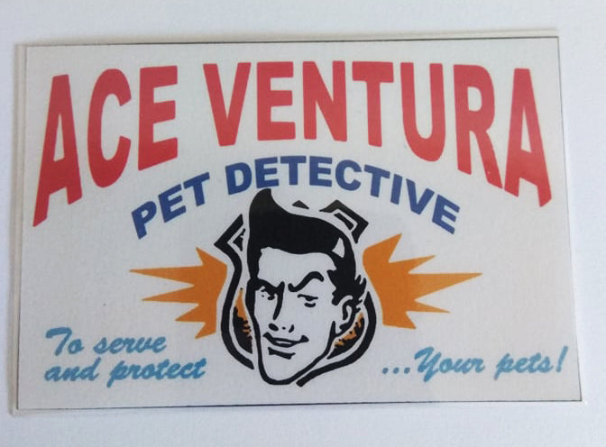 Ace Ventura card - Fanmade