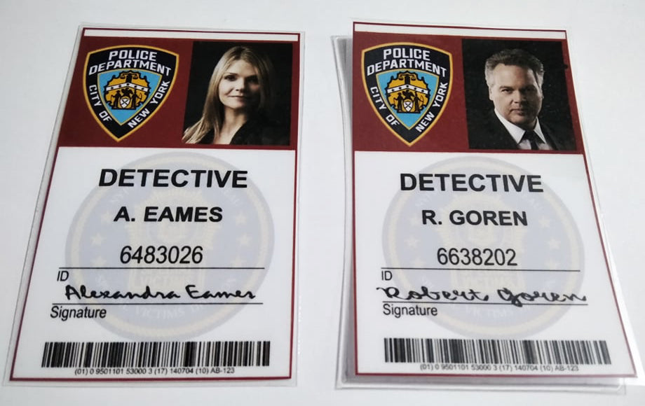 Criminal Intent Cards - Fanmade