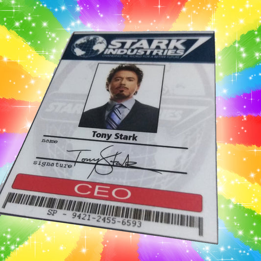 Tesserino Tony Stark - Fanmade