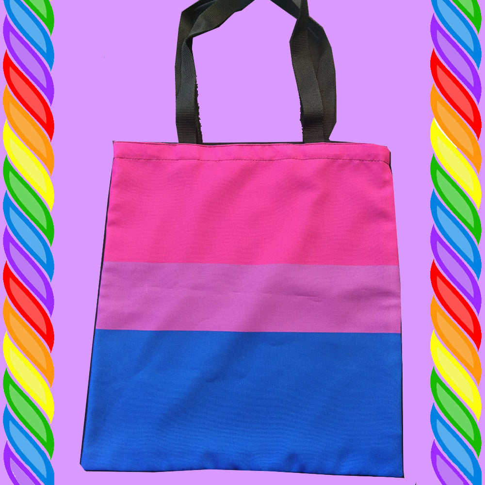Bisexual Flag Handmade Bag – Proiezioni Mentali Shop