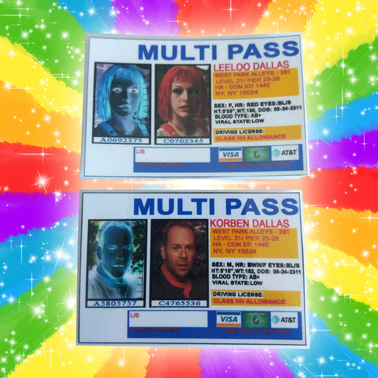 Cards The Fifth Element - Fanmade