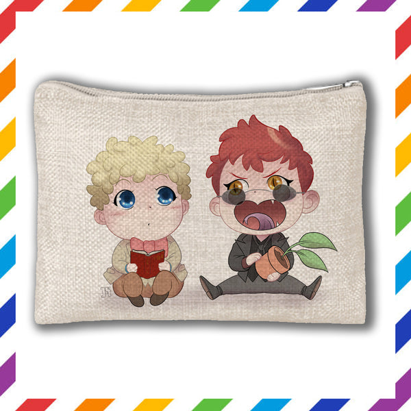 Good Omens pencil case by KareeArt