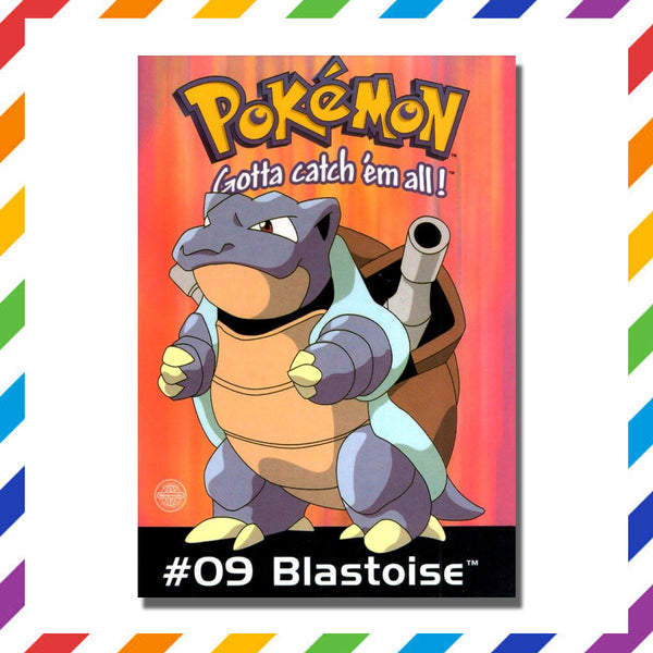 Pokemon Squirtle/Blastoise Collectible Postcards