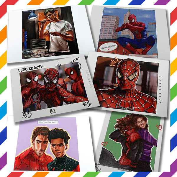 Prints 10x15cm Spidermans by Spid3yart