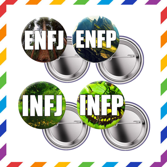 MBTI Personality Orientation Pins - Diplomats