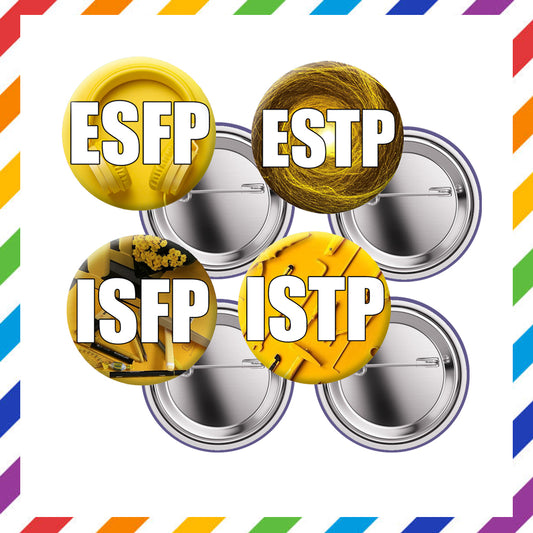 MBTI Personality Orientation Pins - Explorers