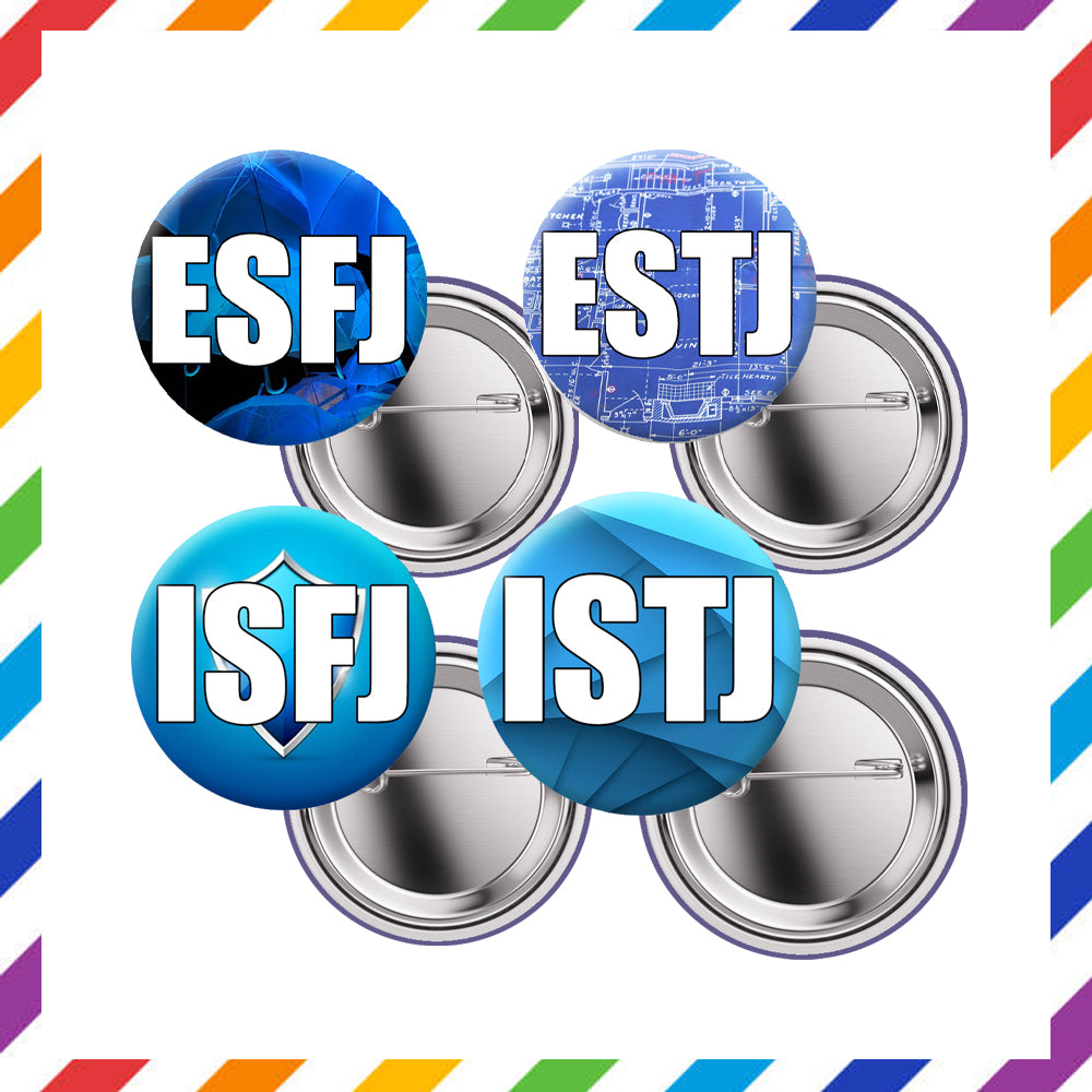 MBTI Personality Orientation Pins - Sentinels