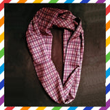 Ring Scarf with Tartan Print by Good Omens