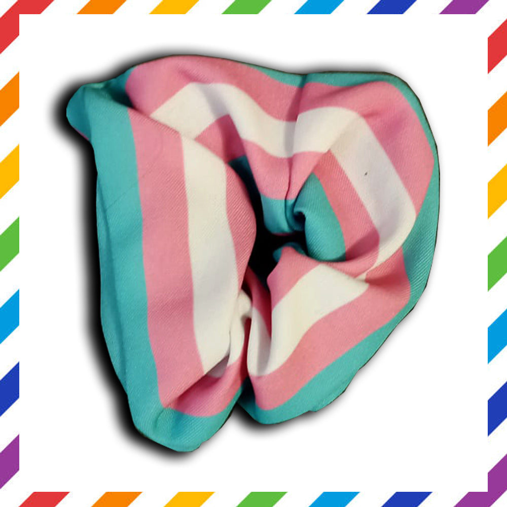 Scrunchy Trans Flag