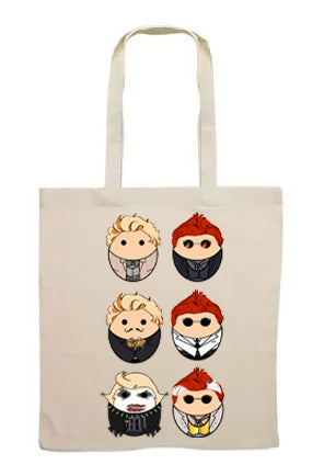 Ineffable Potatoes by Zefkiel Noir - Tote Bag Ecrù