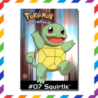 Pokemon Squirtle/Blastoise Collectible Postcards