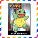 Cartoline da Collezione Pokemon Squirtle/Blastoise