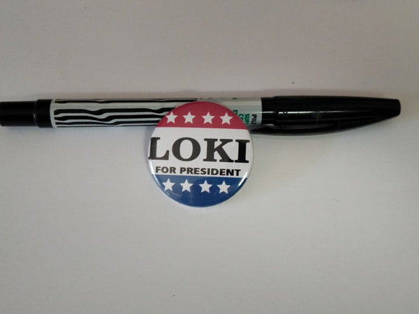 LOKI for PRESIDENT - Spilla/Magnete