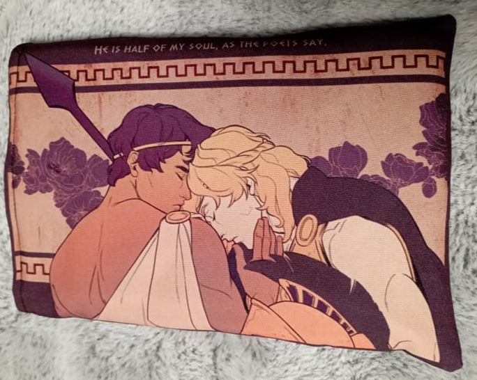 Patroclus and Achilles by MultiEleonora - Padded Case