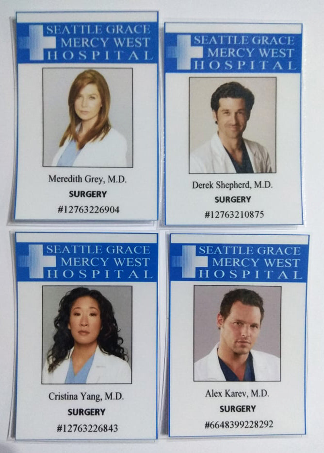 Grey's Anatomy Cards - Fanmade