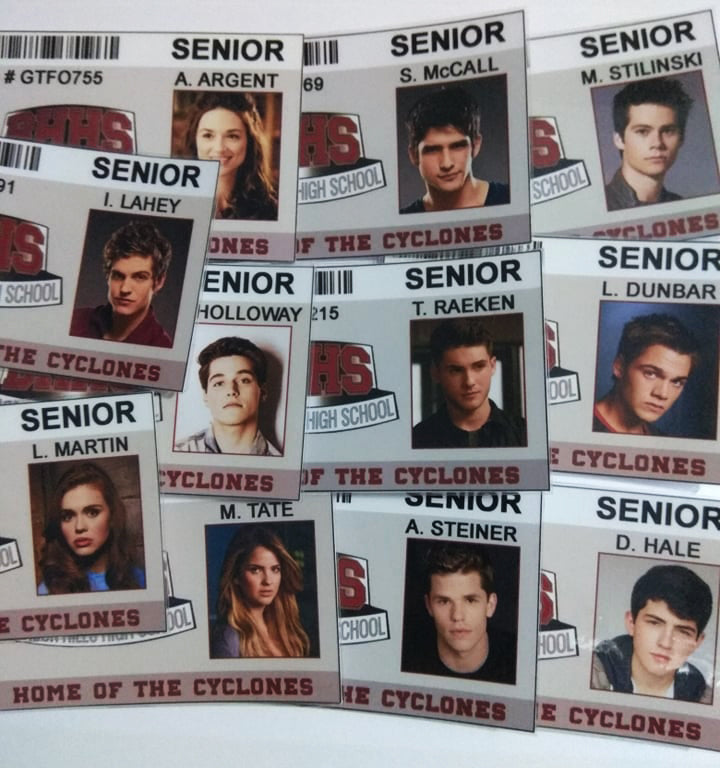 Tesserini Teen Wolf - Fanmade