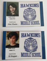 Stranger Things School Cards - Fanmade