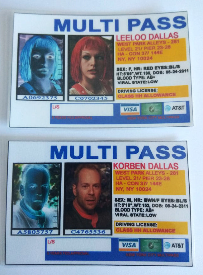 Cards The Fifth Element - Fanmade 
