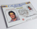 Marty Mcfly license card from Back to the Future - Fanmade