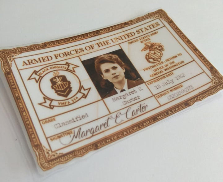 Peggy Carter Army Card - Fanmade 