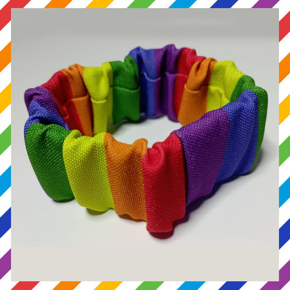 Bracciale Elastico Arcobaleno