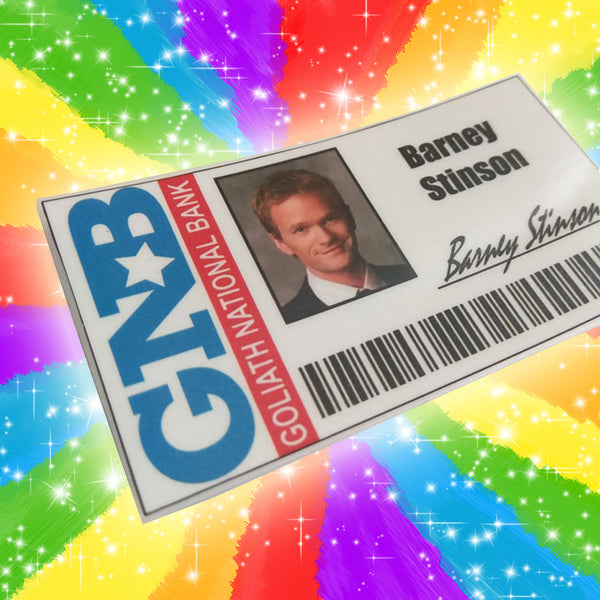 Barney Stinson card - Fanmade