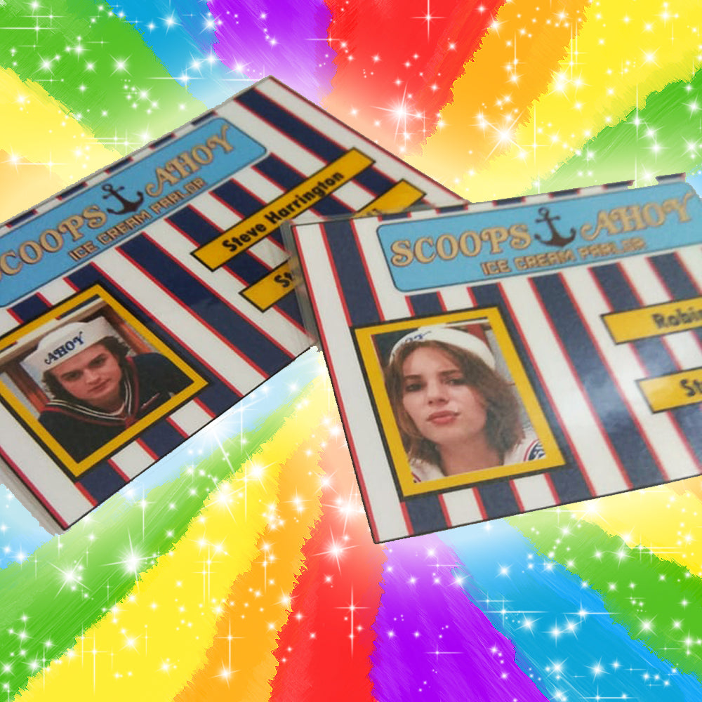 Scoops Ahoy Cards from Stranger Things - Fan Made