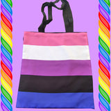 Handmade Genderfluid Flag Bag