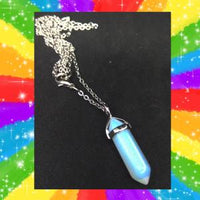 Necklace with Opalescent Crystal