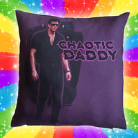 Chaotic Daddy Cushion Design by Spid3yart