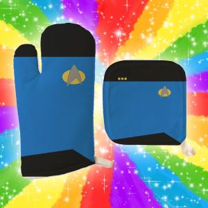 Star Trek TNG Glove &amp; Pot Holder