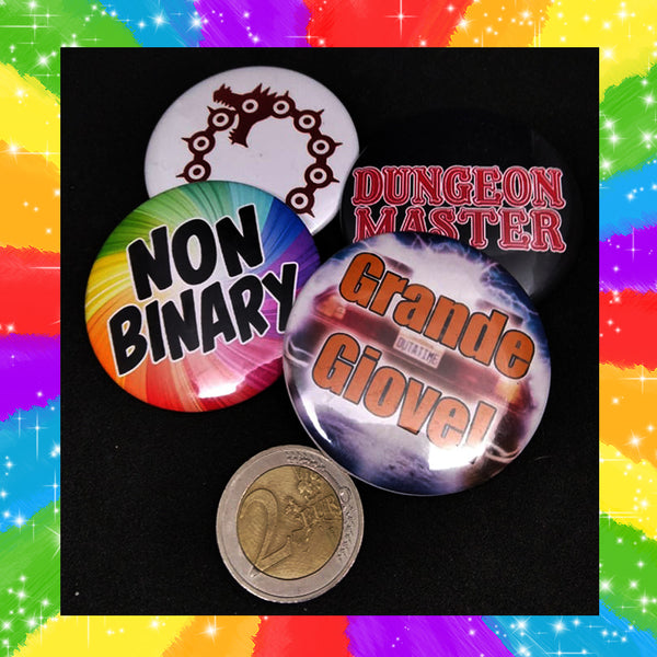 5cm Customizable Pins and Magnets